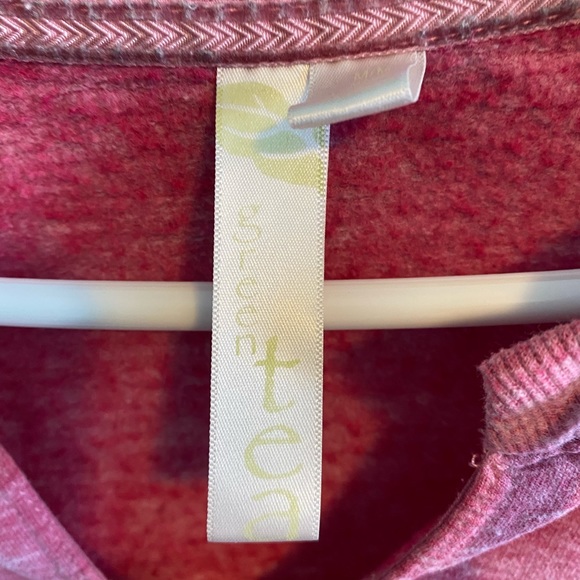 Pink crewneck with drawstrings - Picture 2 of 2